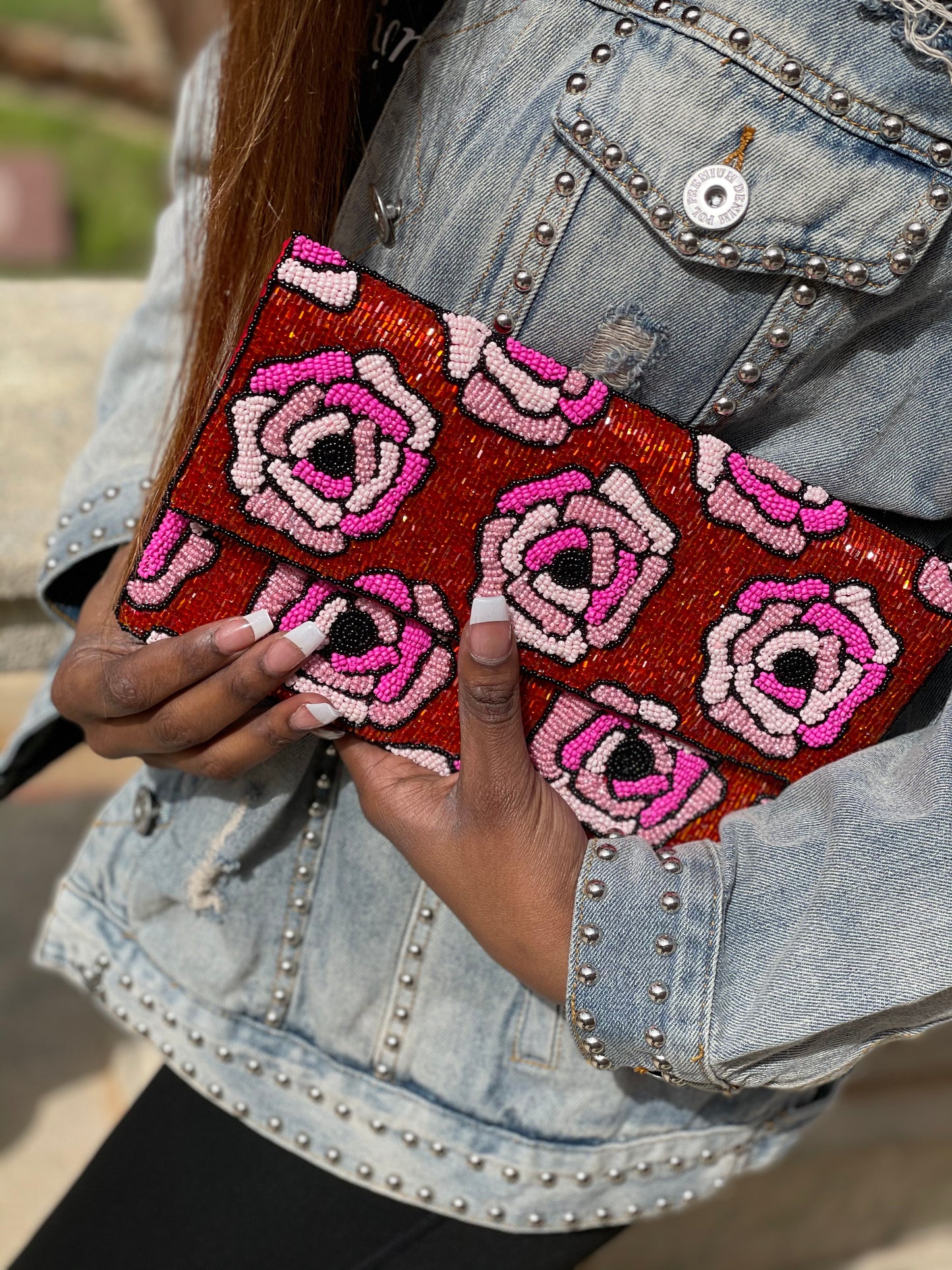 Rosses are Pink Clutch